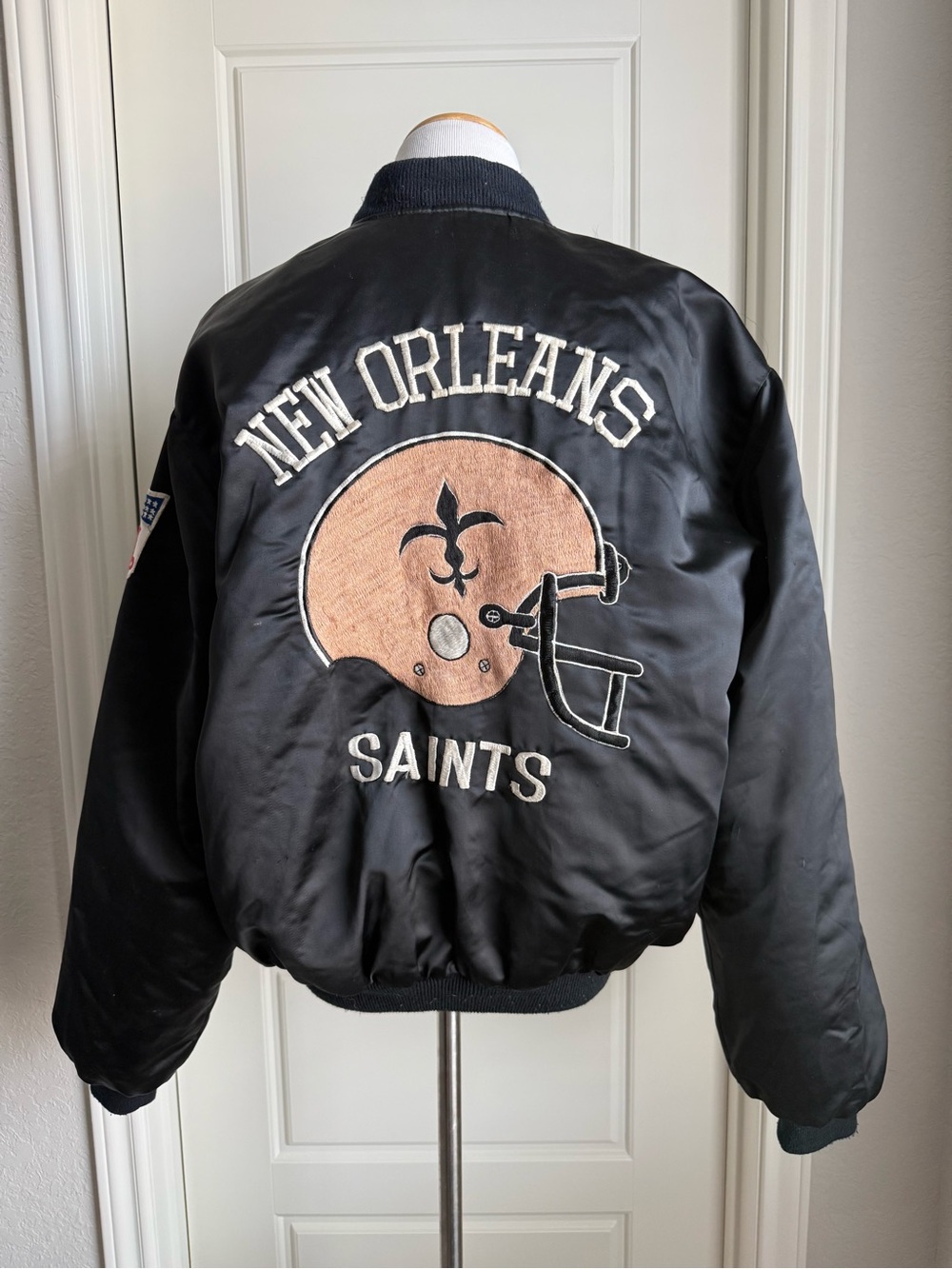 Vintage New Orleans Saints Bomber Jacket
